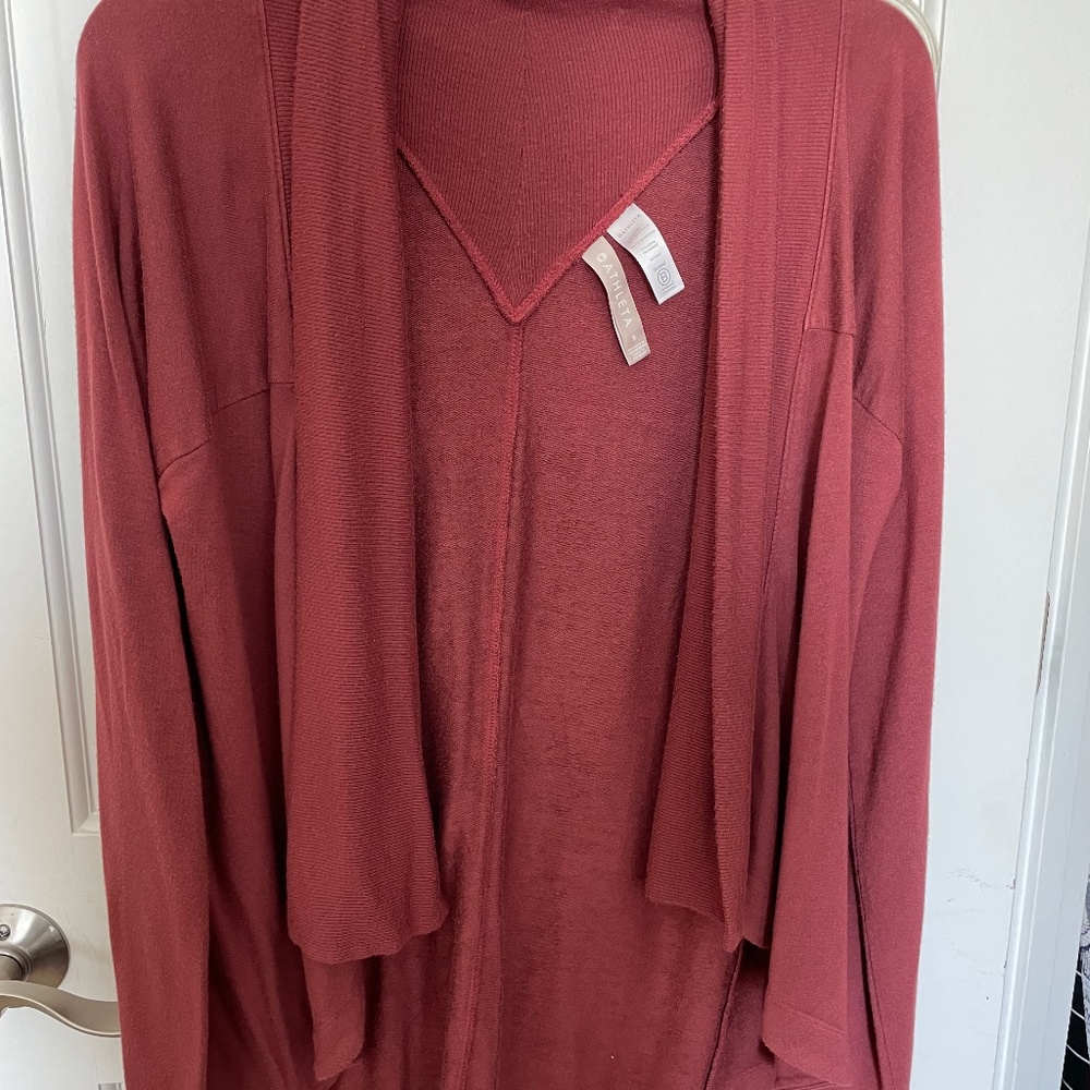 Athleta- cardigan sweater